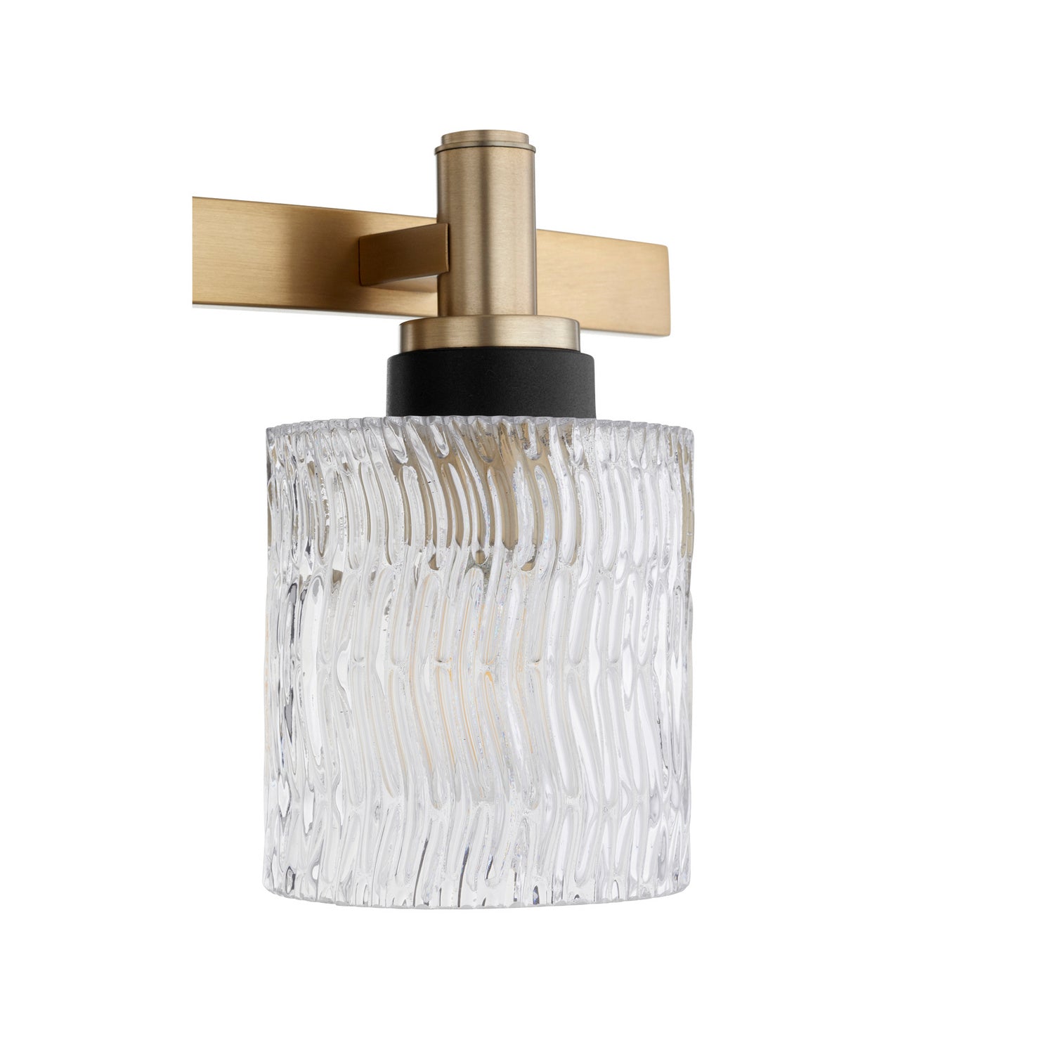 Quorum - 5184-3-80 - Three Light Vanity - Stadium - Aged Brass