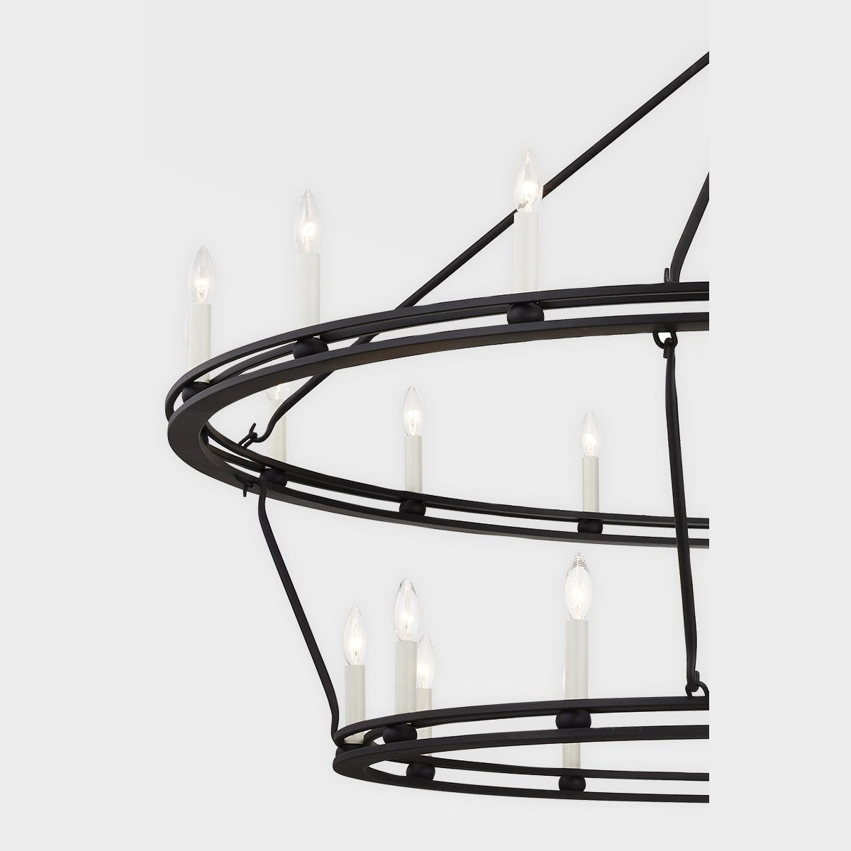 Troy Lighting - F6235-TBK - 28 Light Chandelier - Sutton - Textured Black