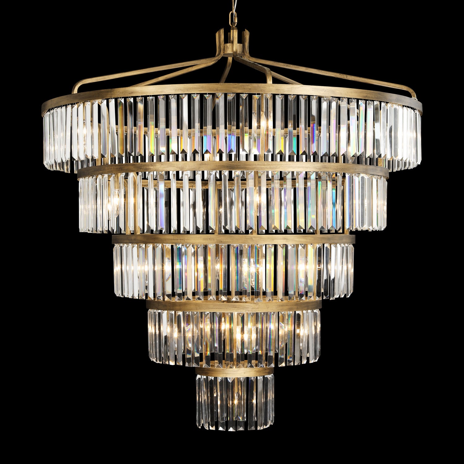 Varaluz - 297P25HG - 25 Light Pendant - Social Club - Havana Gold