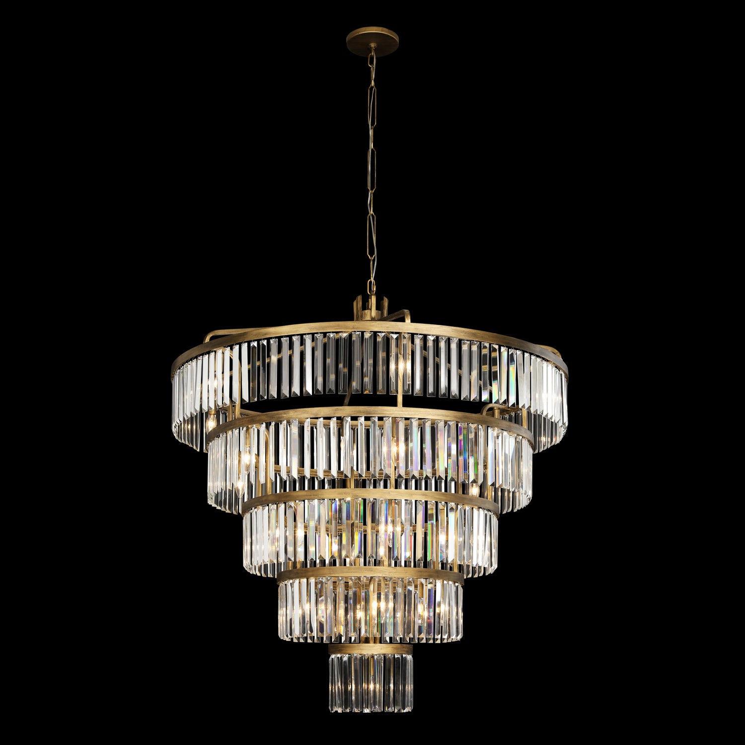 Varaluz - 297P25HG - 25 Light Pendant - Social Club - Havana Gold