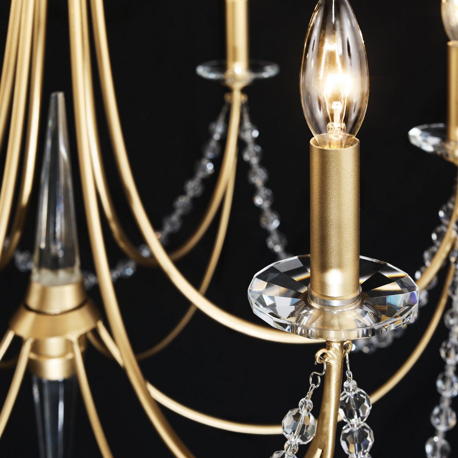 Varaluz - 350C06FG - Six Light Chandelier - Brentwood - French Gold