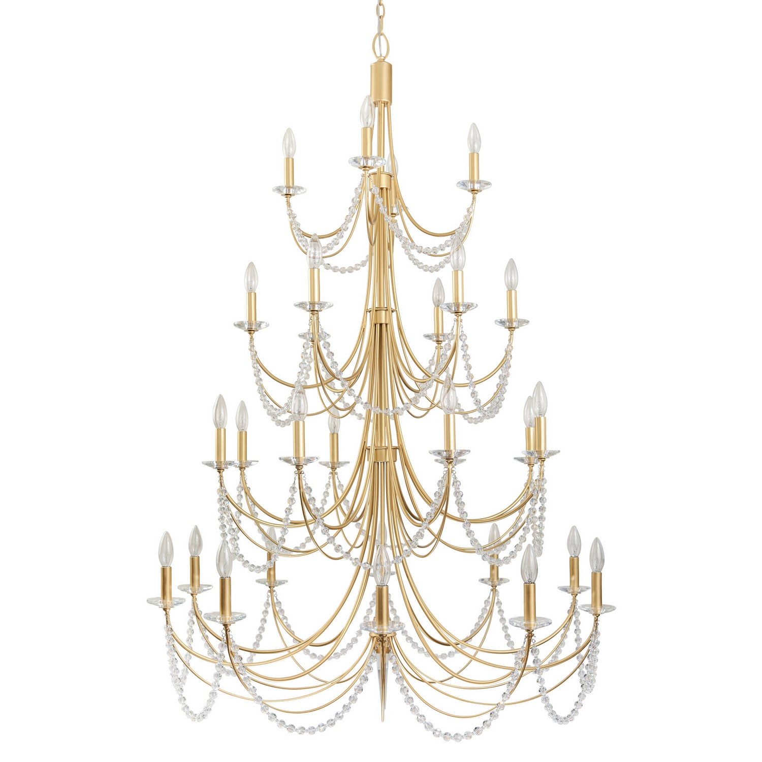 Varaluz - 350C28FG - 28 Light Chandelier - Brentwood - French Gold