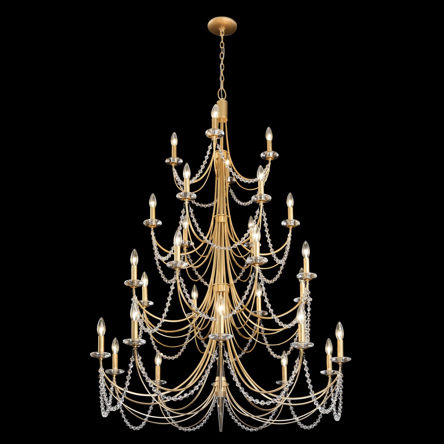 Varaluz - 350C28FG - 28 Light Chandelier - Brentwood - French Gold