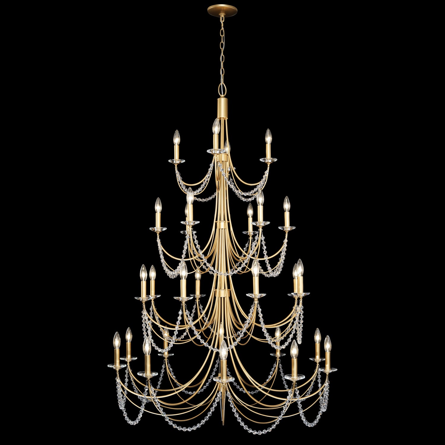 Varaluz - 350C28FG - 28 Light Chandelier - Brentwood - French Gold