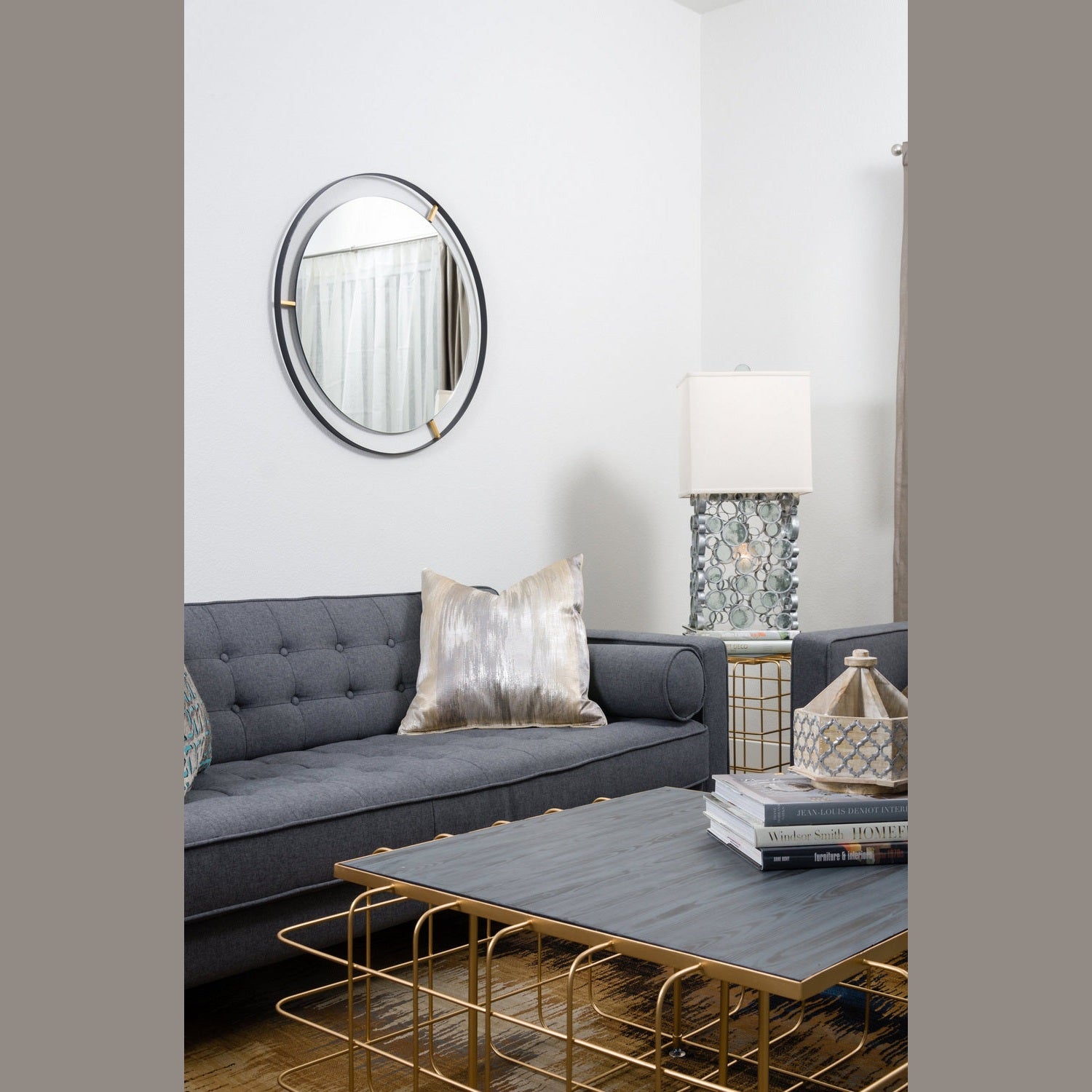 Varaluz - 610000 - Mirror - Varaluz Casa - Matte Black