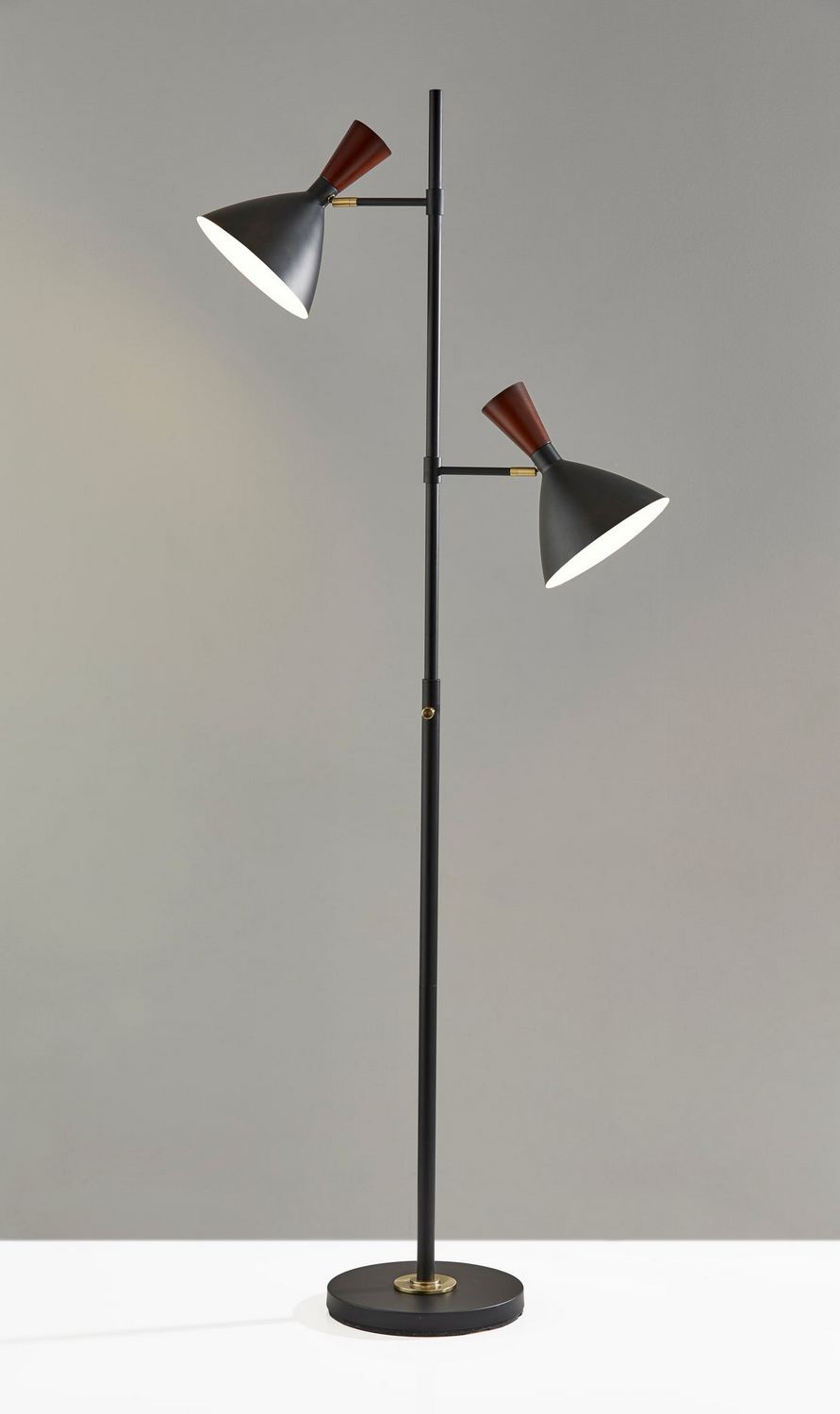 Adesso Home - 3488-01 - Two Light Tree Lamp - Arlo - Black