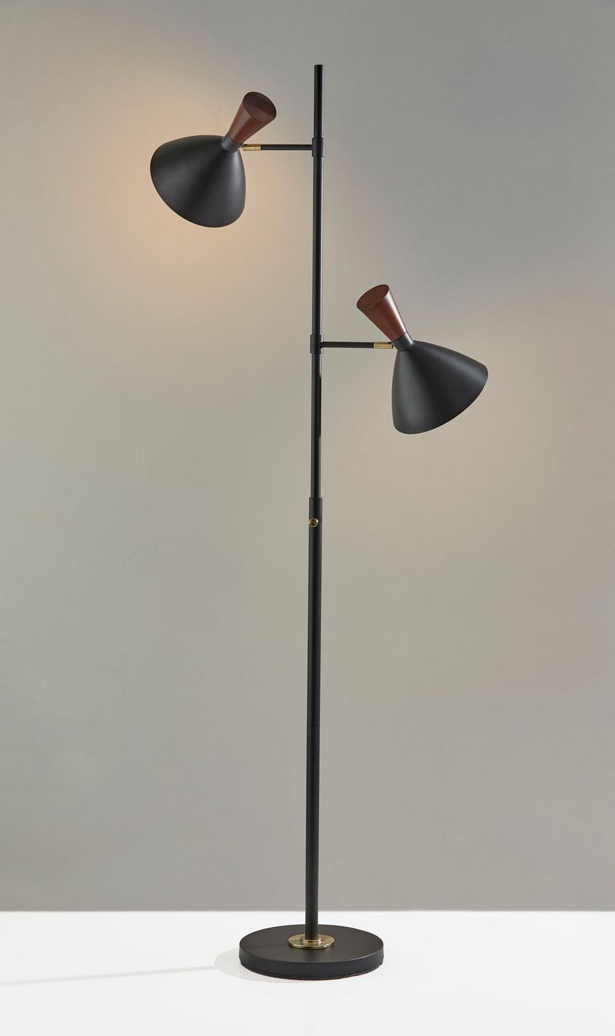 Adesso Home - 3488-01 - Two Light Tree Lamp - Arlo - Black