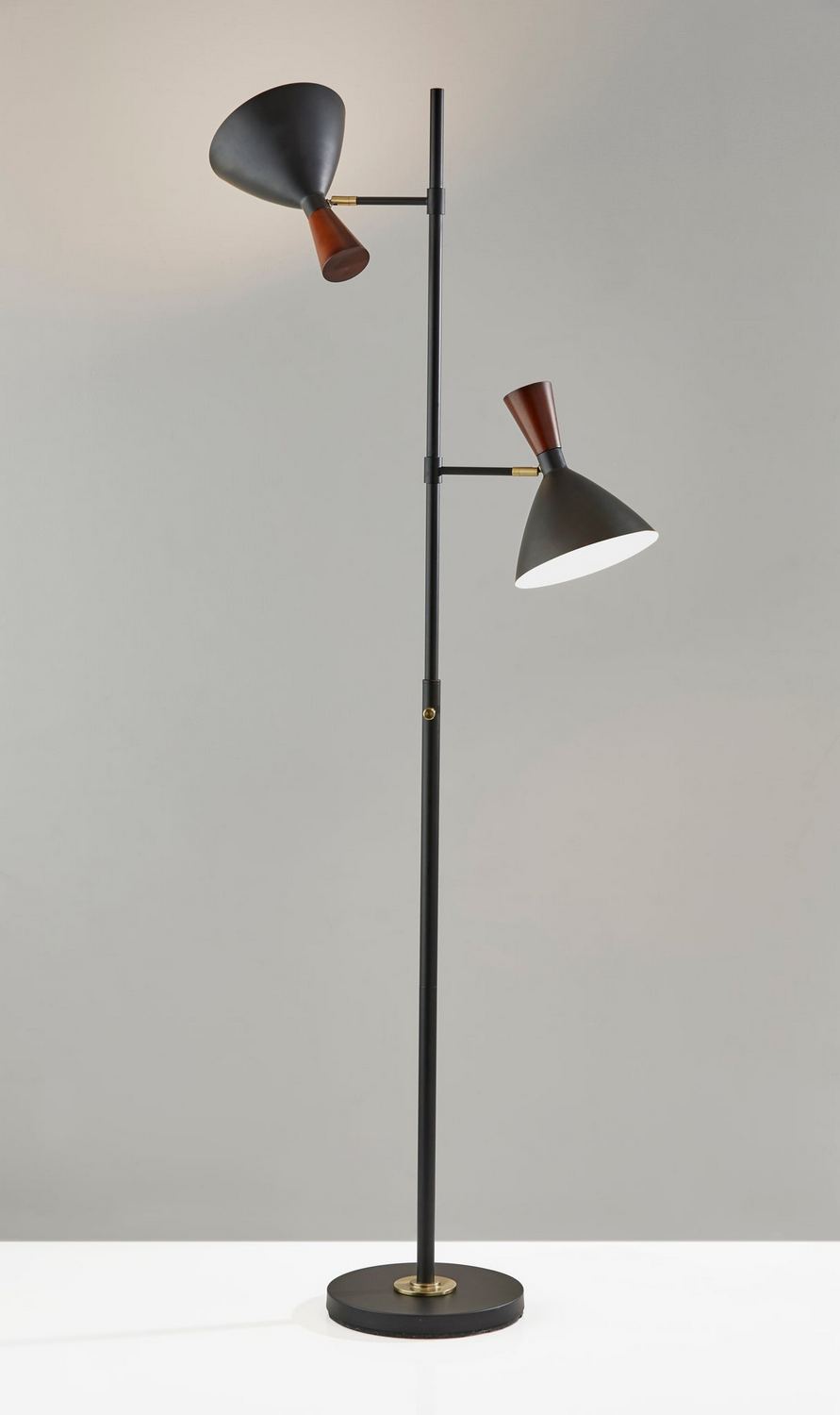 Adesso Home - 3488-01 - Two Light Tree Lamp - Arlo - Black