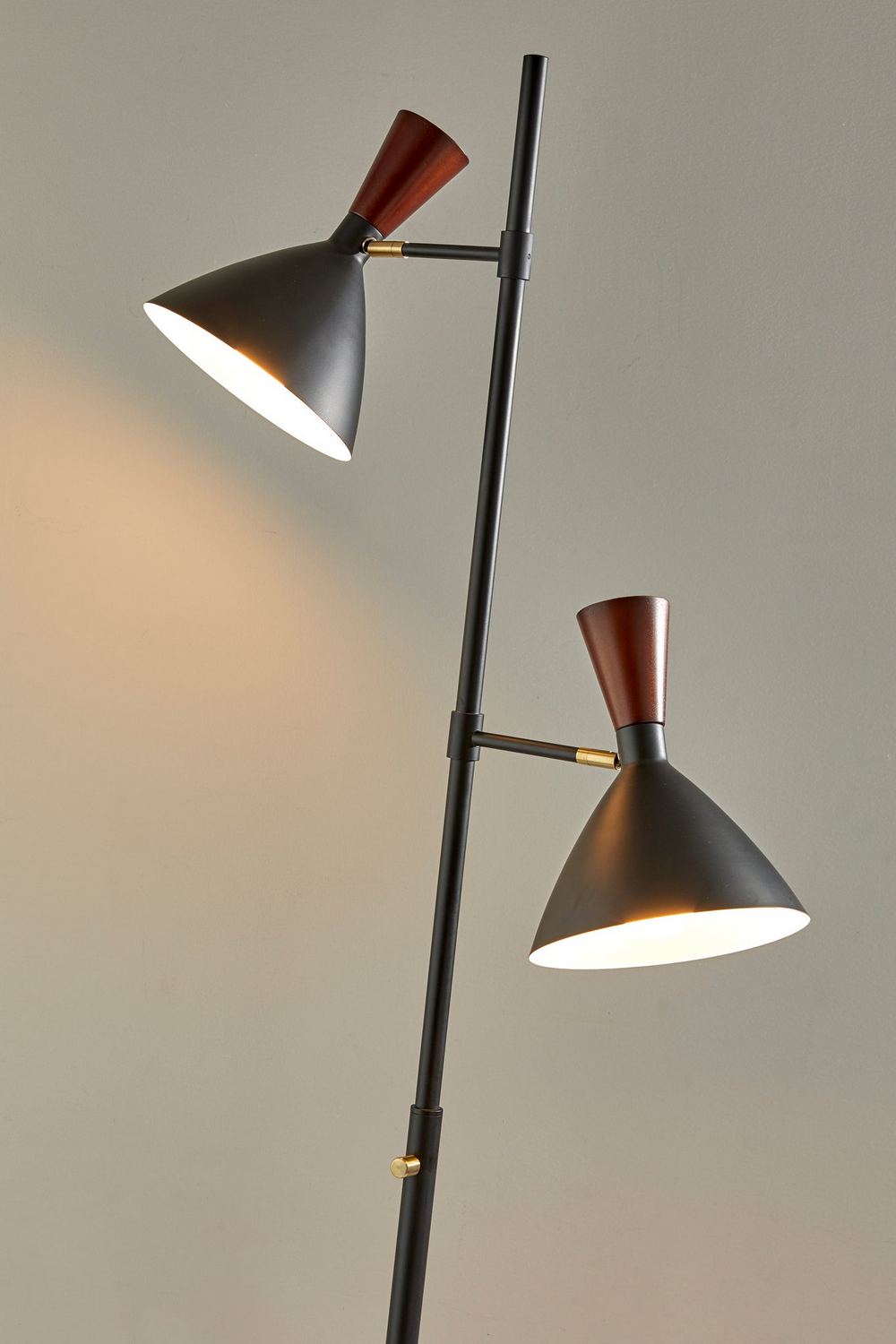 Adesso Home - 3488-01 - Two Light Tree Lamp - Arlo - Black