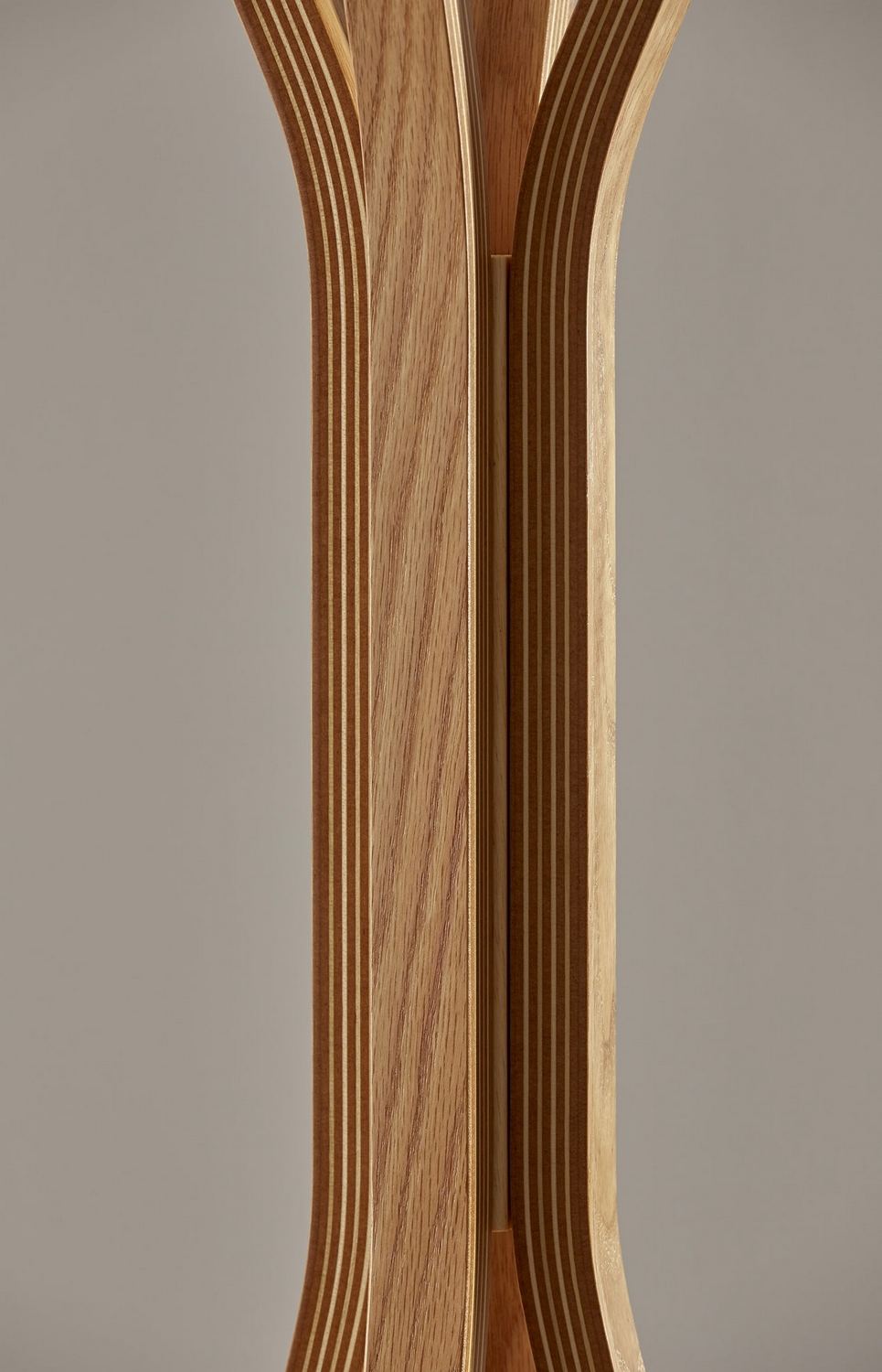 Adesso Home - WK3809-12 - Coat Rack - Toby - Plywood W. Natural Oak Wood Veneer