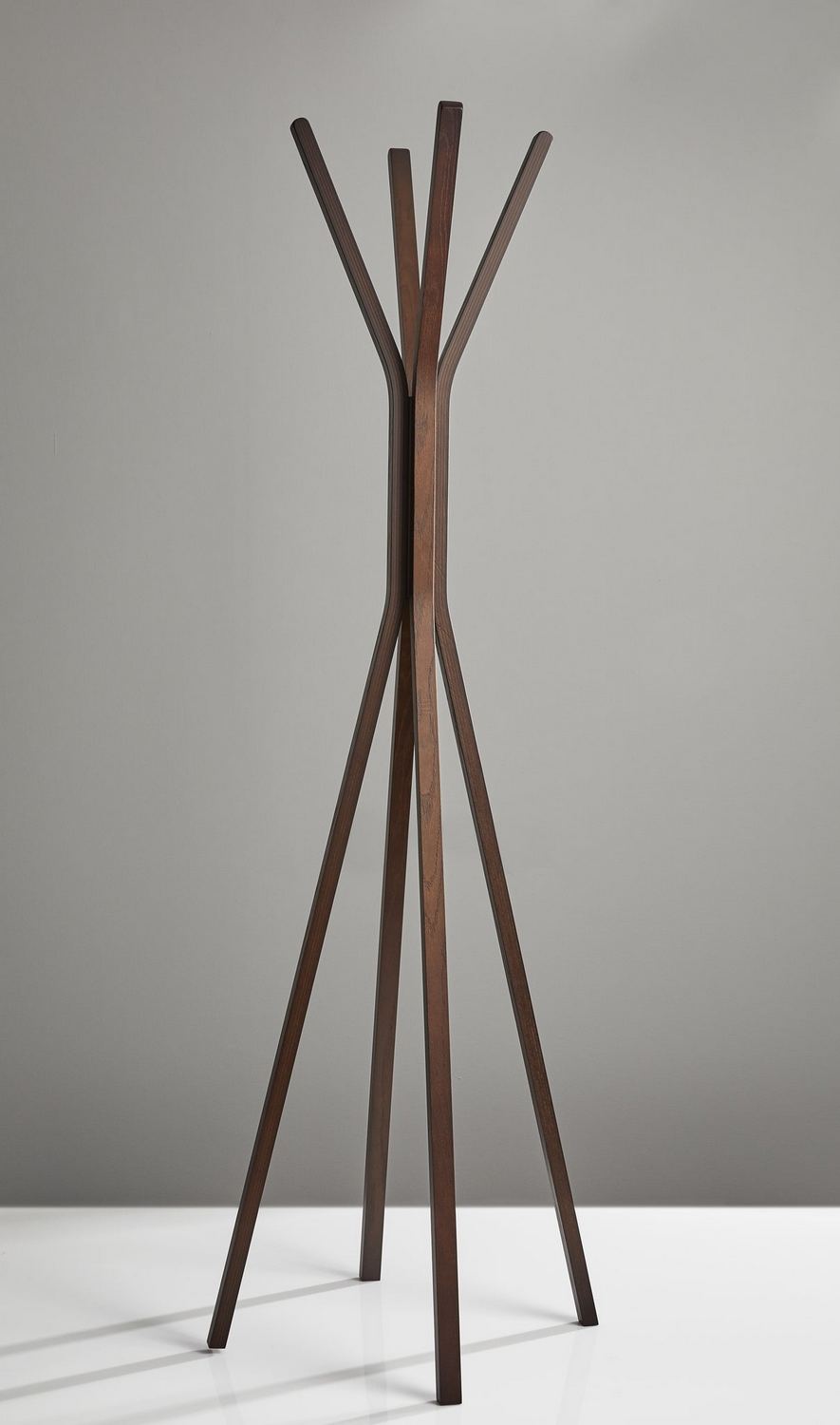 Adesso Home - WK3809-15 - Coat Rack - Toby - Plywood W. Walnut Oak Wood Veneer