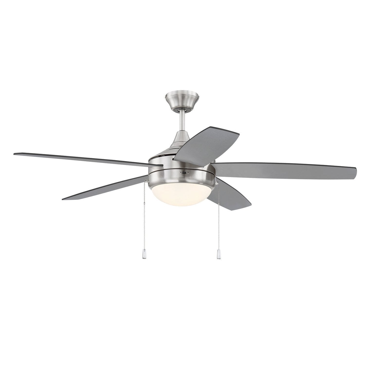 Craftmade - EPHA52BNK5-BNGW - 52" Ceiling Fan - Phaze Energy Star 5 - Brushed Polished Nickel