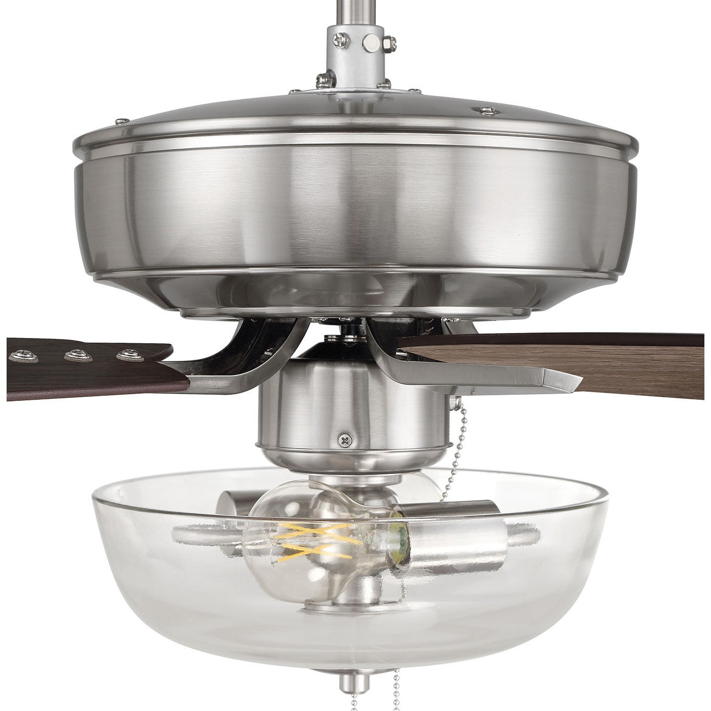 Craftmade - P101BNK5-52DWGWN - 52"Ceiling Fan - Pro Plus 101 - Brushed Polished Nickel
