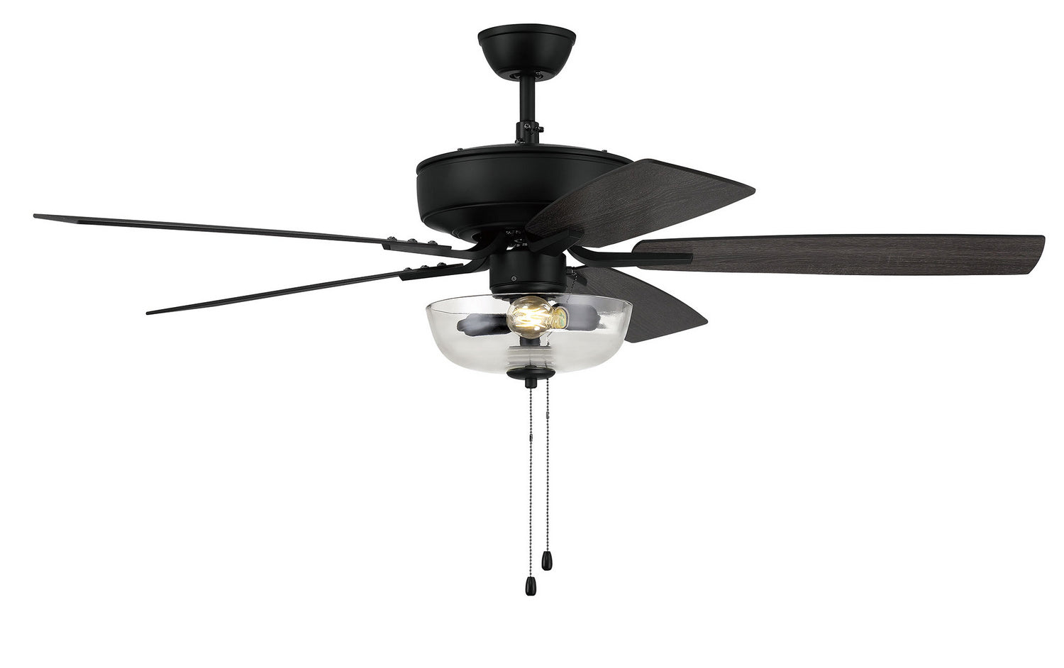 Craftmade - P101FB5-52FBGW - 52"Ceiling Fan - Pro Plus 101 - Flat Black
