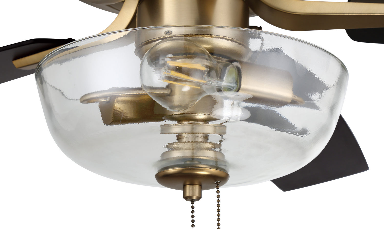 Craftmade - P101SB5-52BWNFB - 52"Ceiling Fan - Pro Plus 101 - Satin Brass