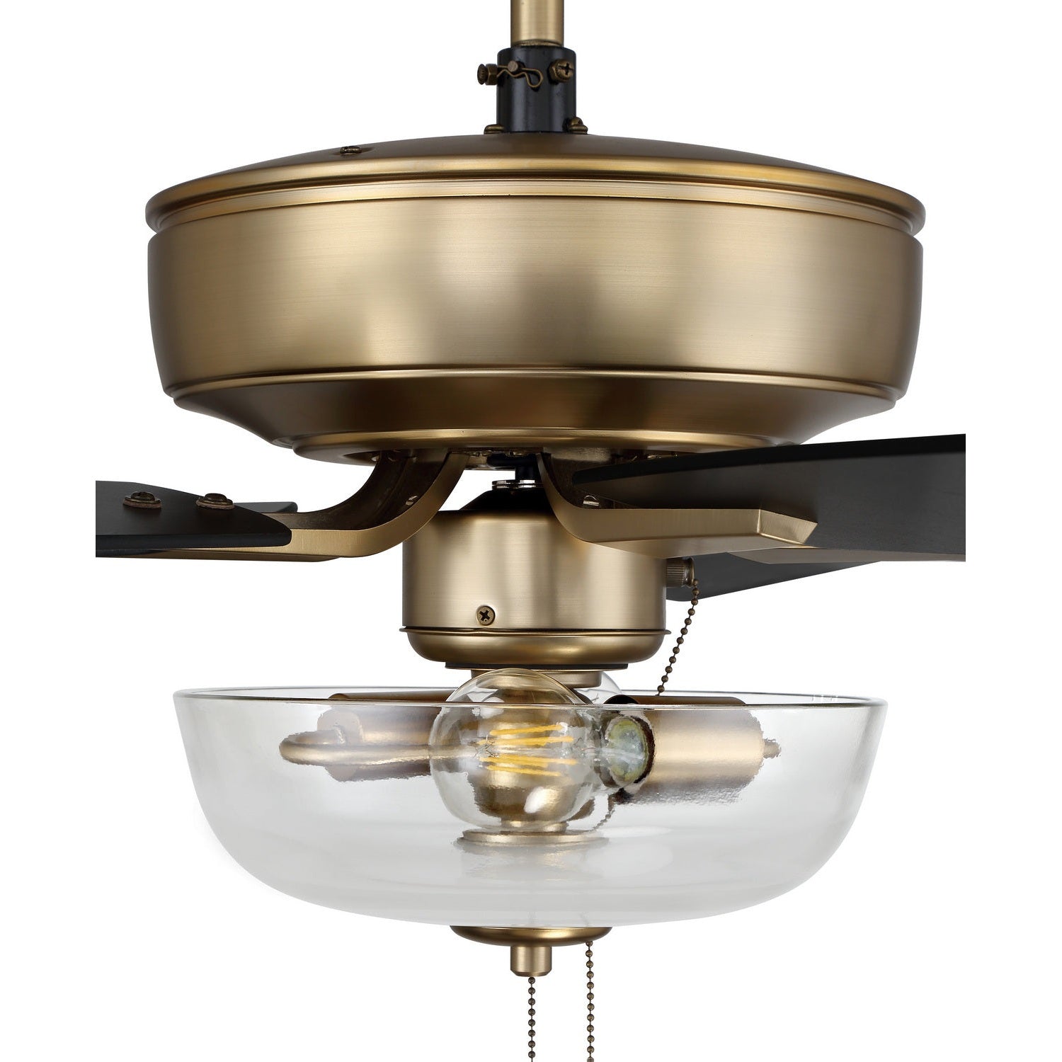 Craftmade - P101SB5-52BWNFB - 52"Ceiling Fan - Pro Plus 101 - Satin Brass