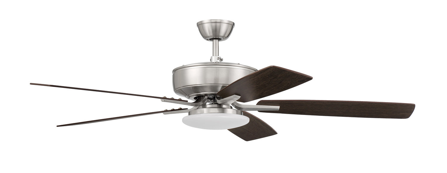 Craftmade - P112BNK5-52DWGWN - 52"Ceiling Fan - Pro Plus 112 - Brushed Polished Nickel