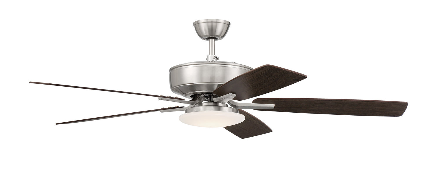 Craftmade - P112BNK5-52DWGWN - 52"Ceiling Fan - Pro Plus 112 - Brushed Polished Nickel
