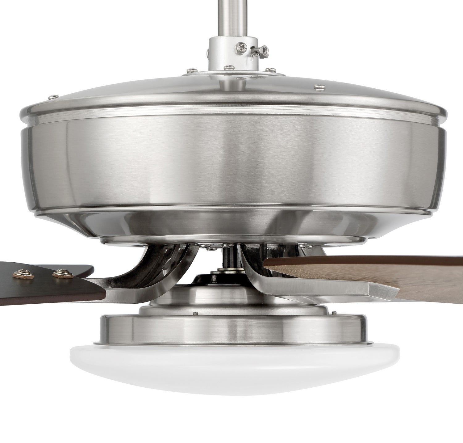 Craftmade - P112BNK5-52DWGWN - 52"Ceiling Fan - Pro Plus 112 - Brushed Polished Nickel