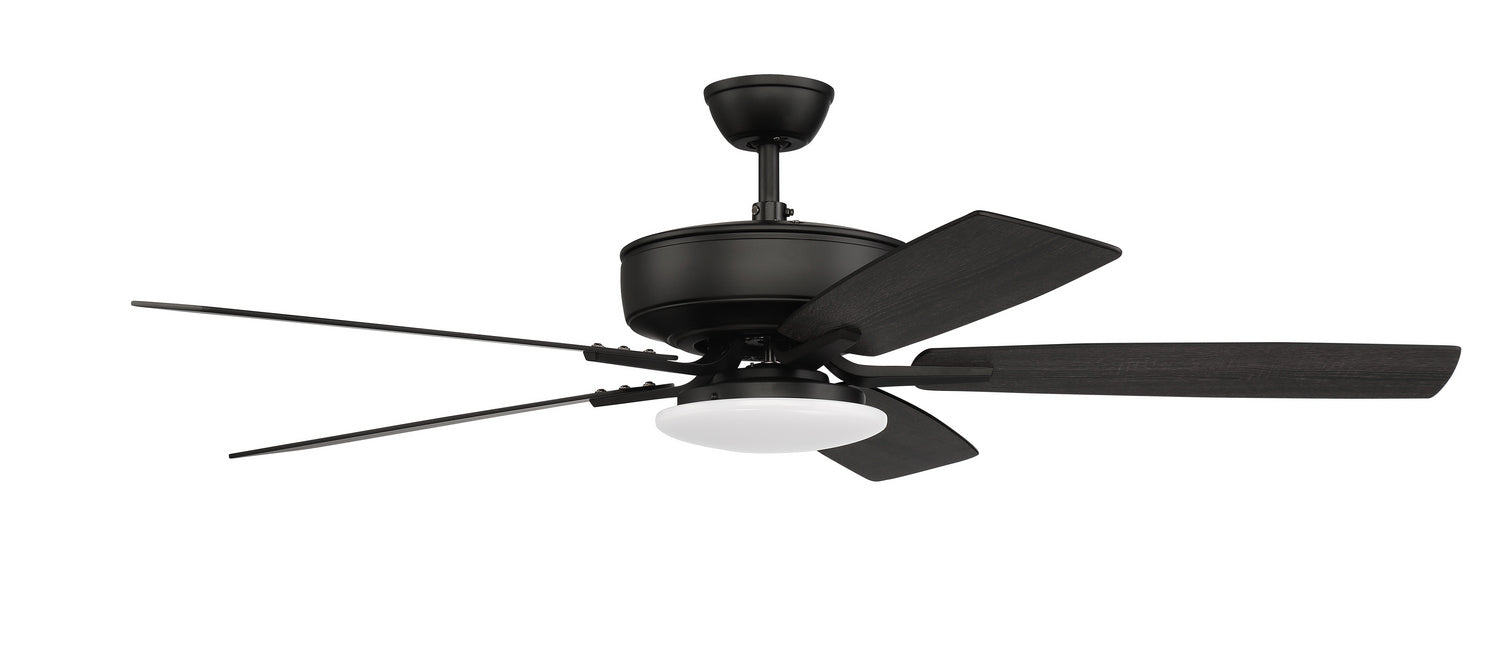 Craftmade - P112FB5-52FBGW - 52"Ceiling Fan - Pro Plus 112 - Flat Black