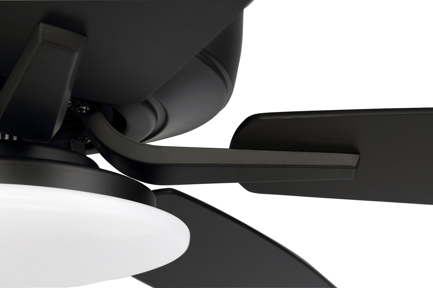 Craftmade - P112FB5-52FBGW - 52"Ceiling Fan - Pro Plus 112 - Flat Black