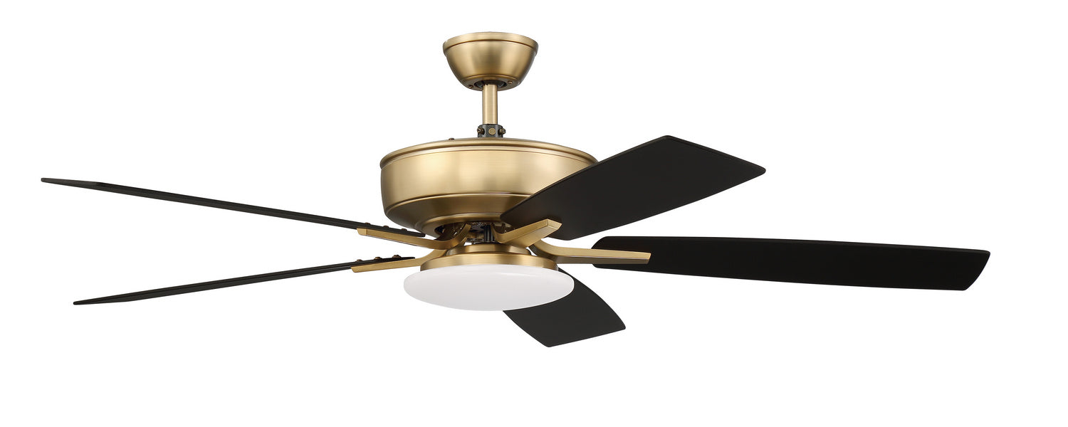 Craftmade - P112SB5-52BWNFB - 52"Ceiling Fan - Pro Plus 112 - Satin Brass