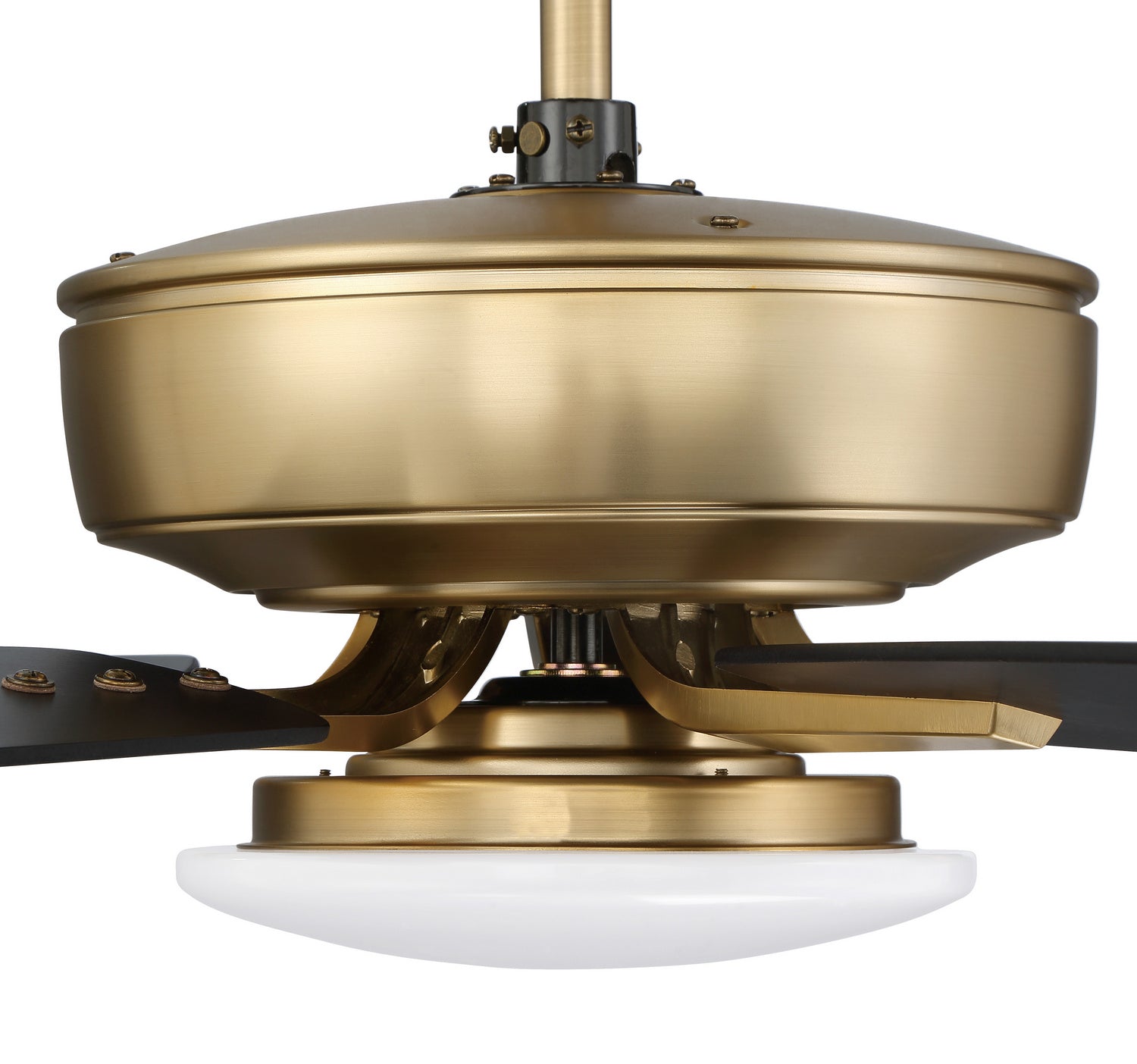 Craftmade - P112SB5-52BWNFB - 52"Ceiling Fan - Pro Plus 112 - Satin Brass