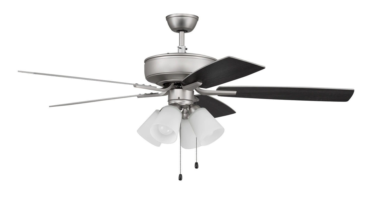 Craftmade - P114BN5-52BNGW - 52"Ceiling Fan - Pro Plus 114 - Brushed Nickel