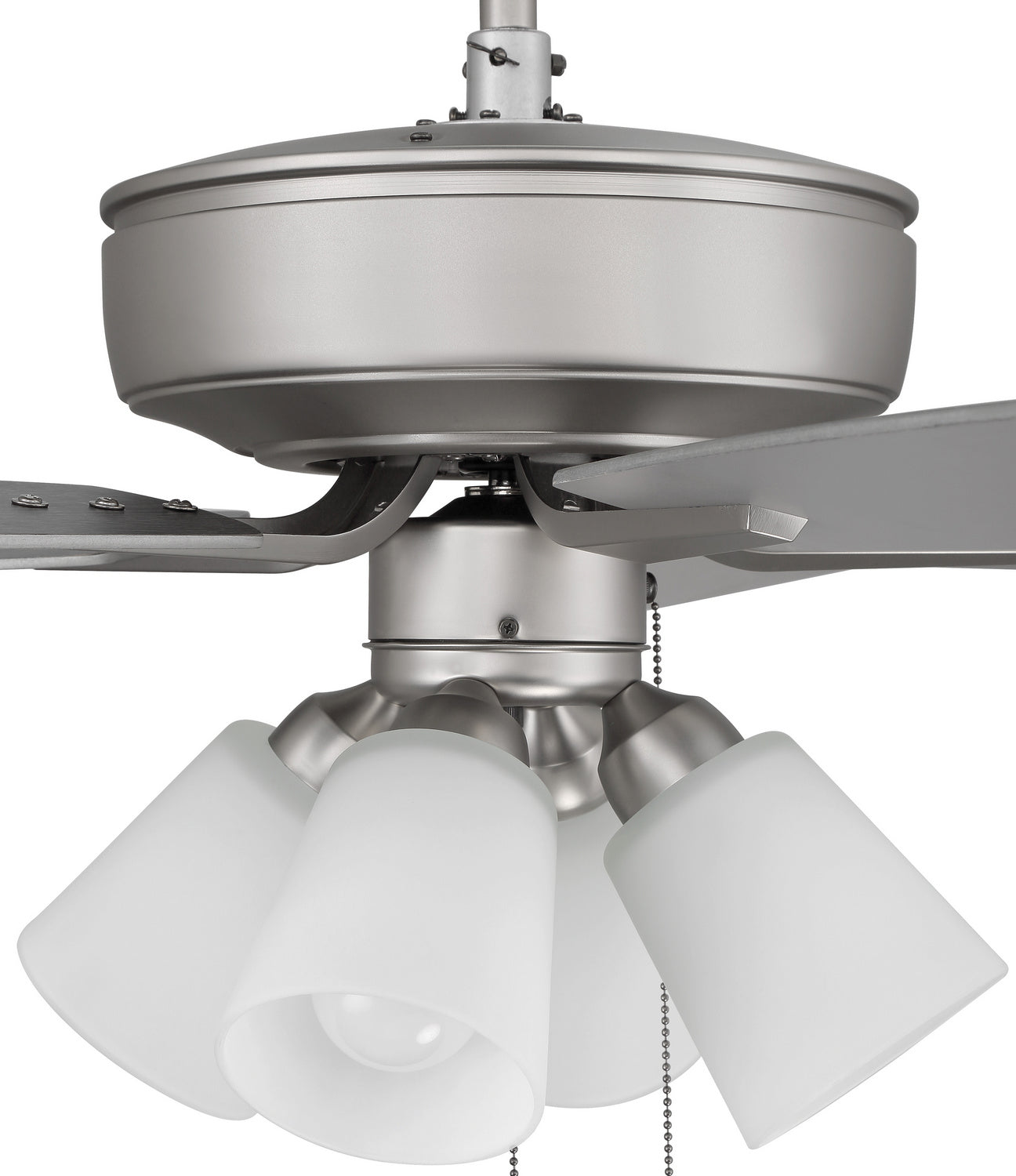 Craftmade - P114BN5-52BNGW - 52"Ceiling Fan - Pro Plus 114 - Brushed Nickel