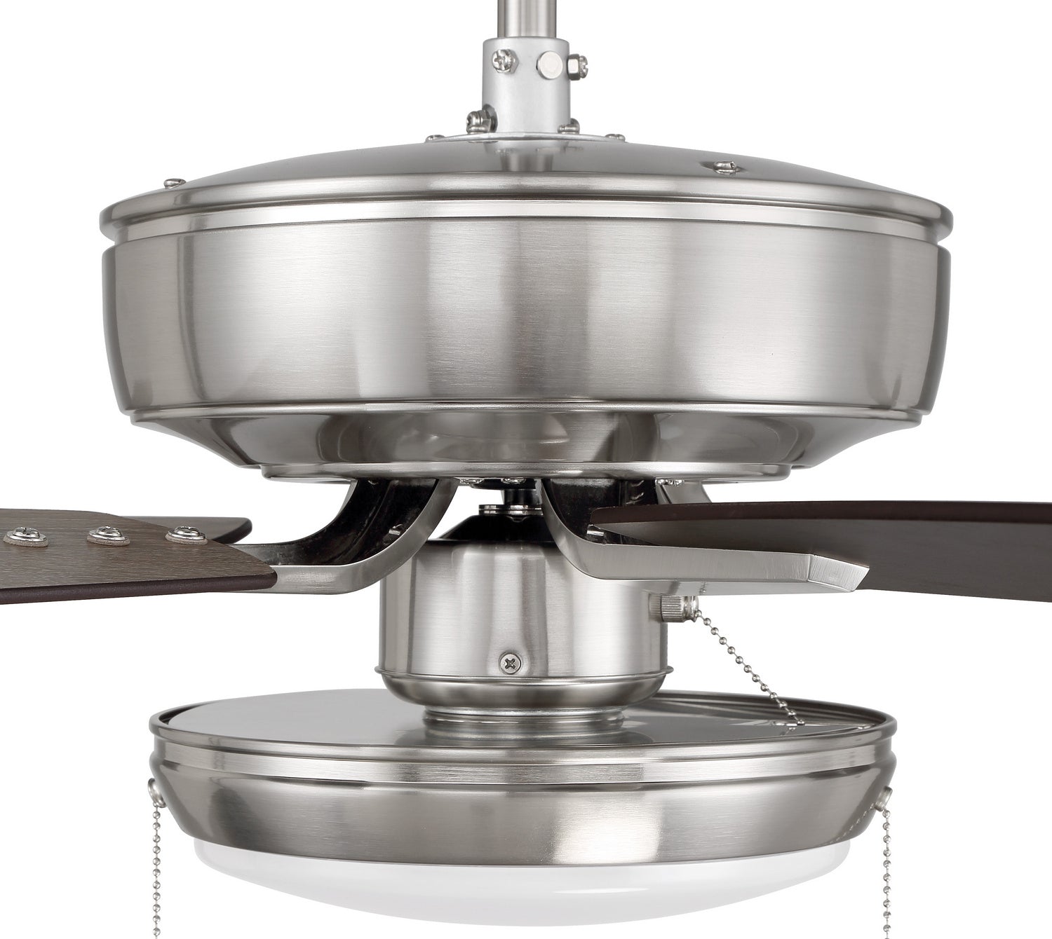 Craftmade - P119BNK5-52DWGWN - 52"Ceiling Fan - Pro Plus 119 - Brushed Polished Nickel