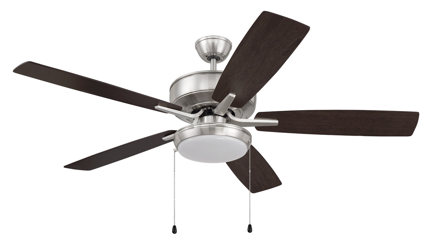 Craftmade - P119BNK5-52DWGWN - 52"Ceiling Fan - Pro Plus 119 - Brushed Polished Nickel