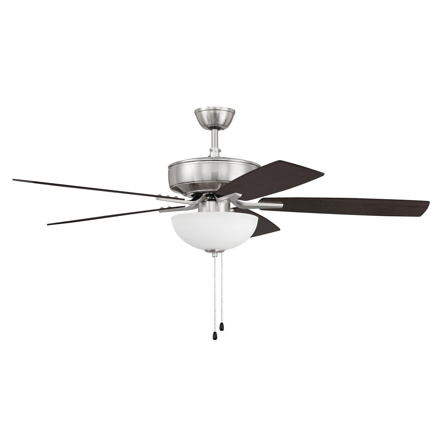 Craftmade - P211BNK5-52DWGWN - 52" Ceiling Fan - Pro Plus 211 - Brushed Polished Nickel