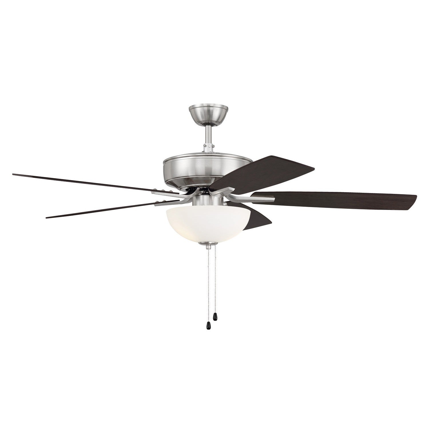 Craftmade - P211BNK5-52DWGWN - 52" Ceiling Fan - Pro Plus 211 - Brushed Polished Nickel