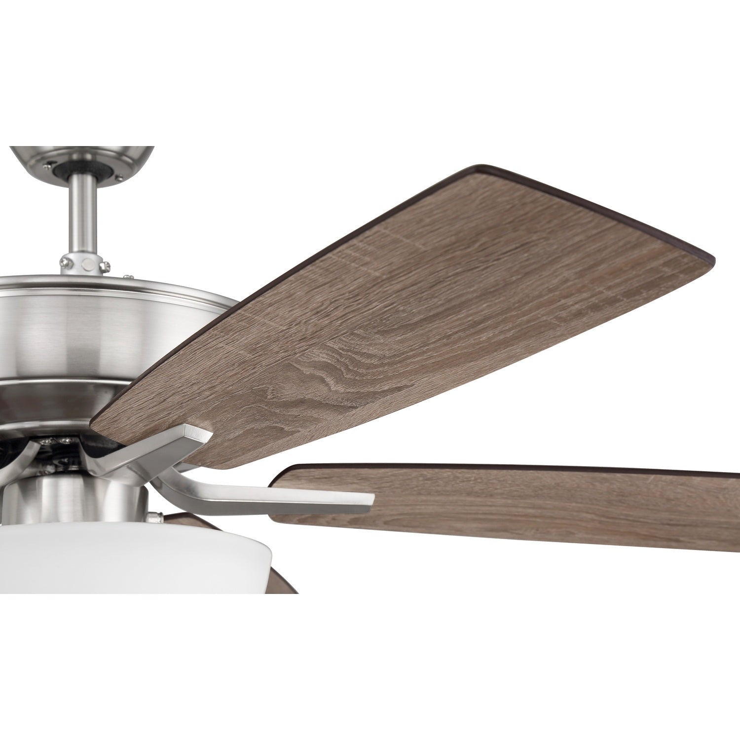 Craftmade - P211BNK5-52DWGWN - 52" Ceiling Fan - Pro Plus 211 - Brushed Polished Nickel