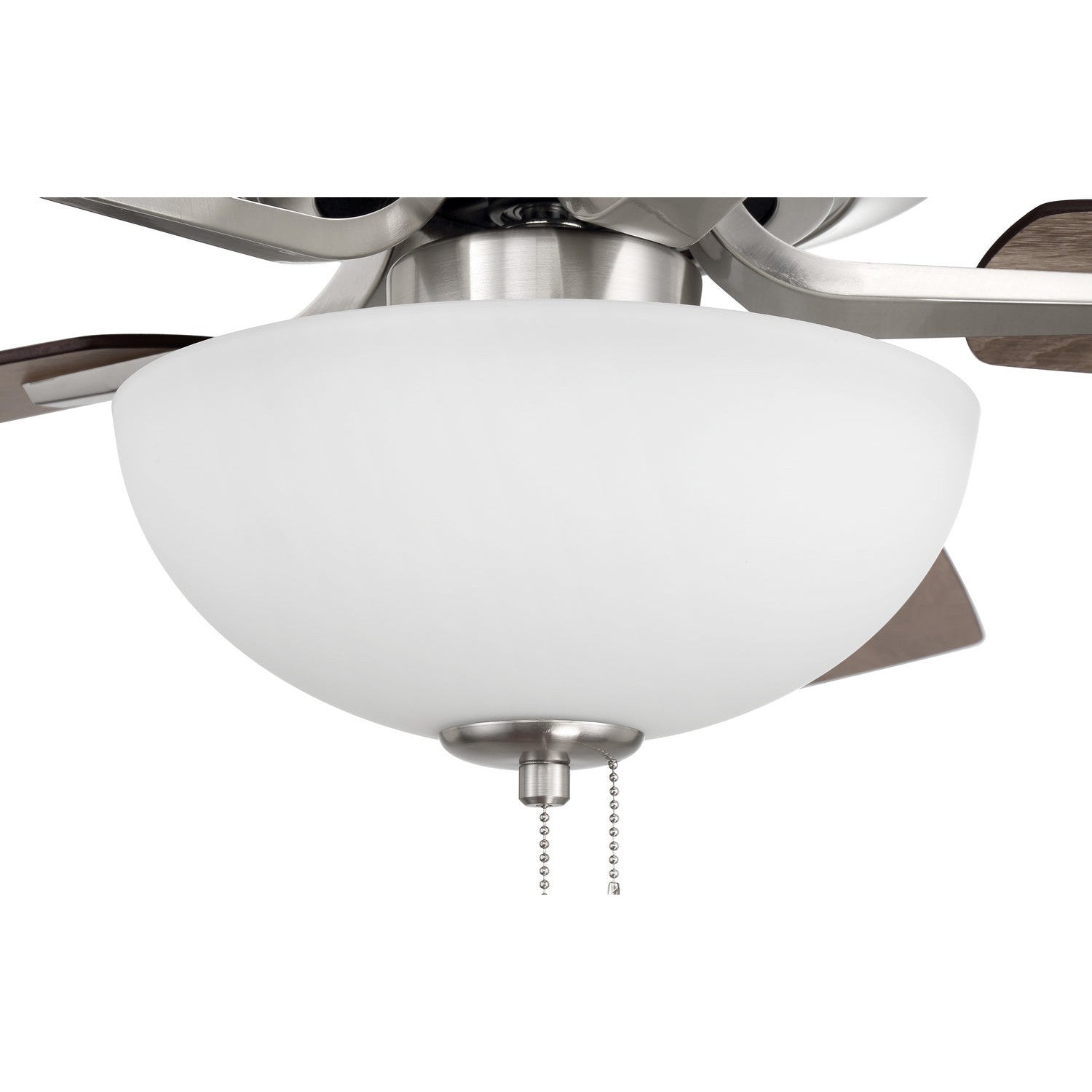 Craftmade - P211BNK5-52DWGWN - 52" Ceiling Fan - Pro Plus 211 - Brushed Polished Nickel