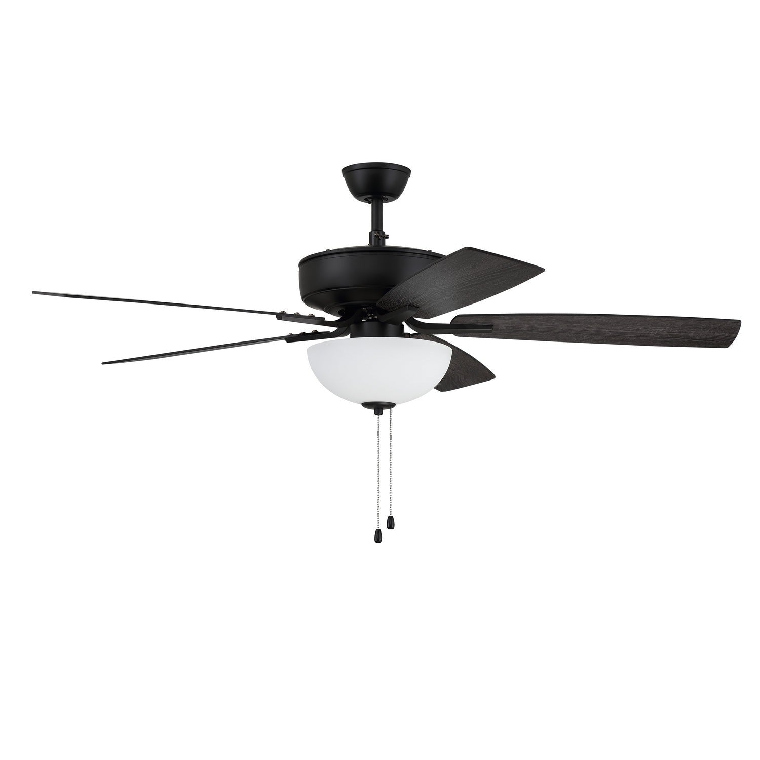 Craftmade - P211FB5-52FBGW - 52" Ceiling Fan - Pro Plus 211 - Flat Black