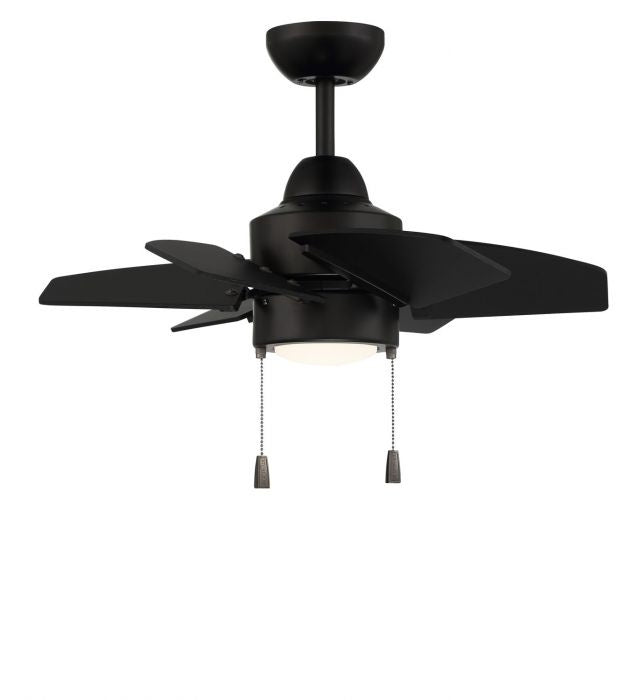 Craftmade - PPT24FB6 - 24"Ceiling Fan - Propel II Indoor/Outdoor - Flat Black