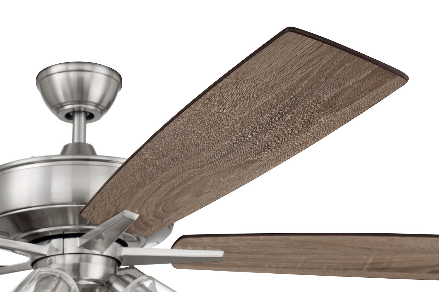 Craftmade - S104BNK5-60DWGWN - 60"Ceiling Fan - Super Pro 104 - Brushed Polished Nickel