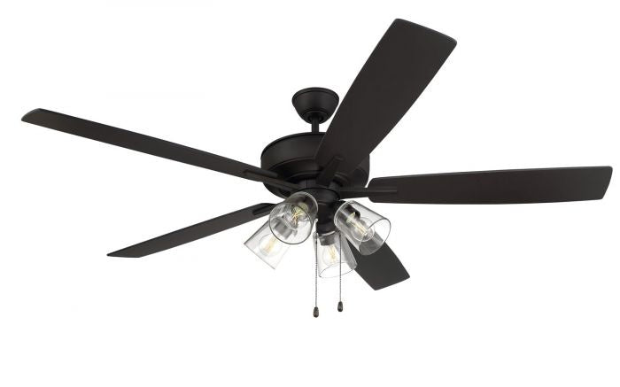 Craftmade - S104ESP5-60ESPWLN - 60"Ceiling Fan - Super Pro 104 - Espresso
