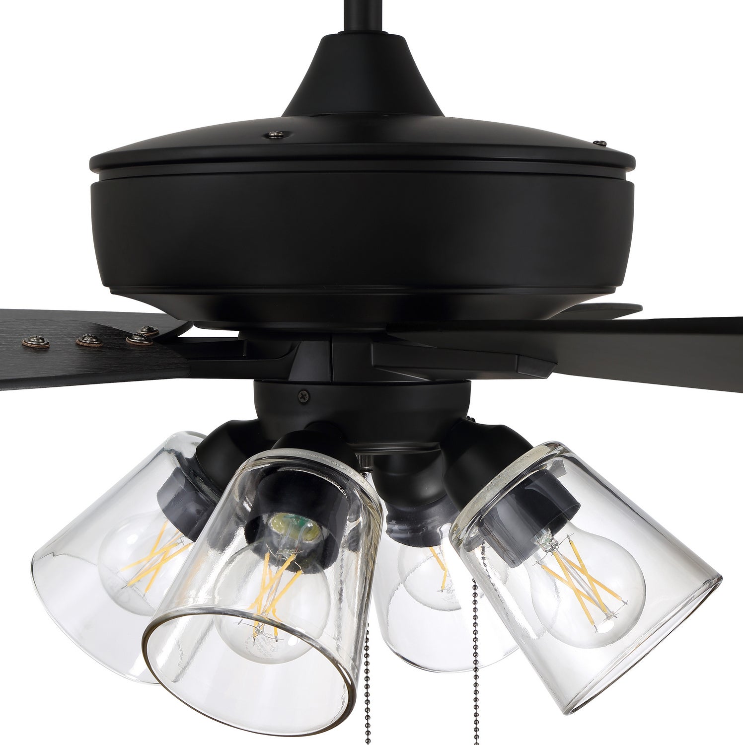 Craftmade - S104FB5-60FBGW - 60"Ceiling Fan - Super Pro 104 - Flat Black