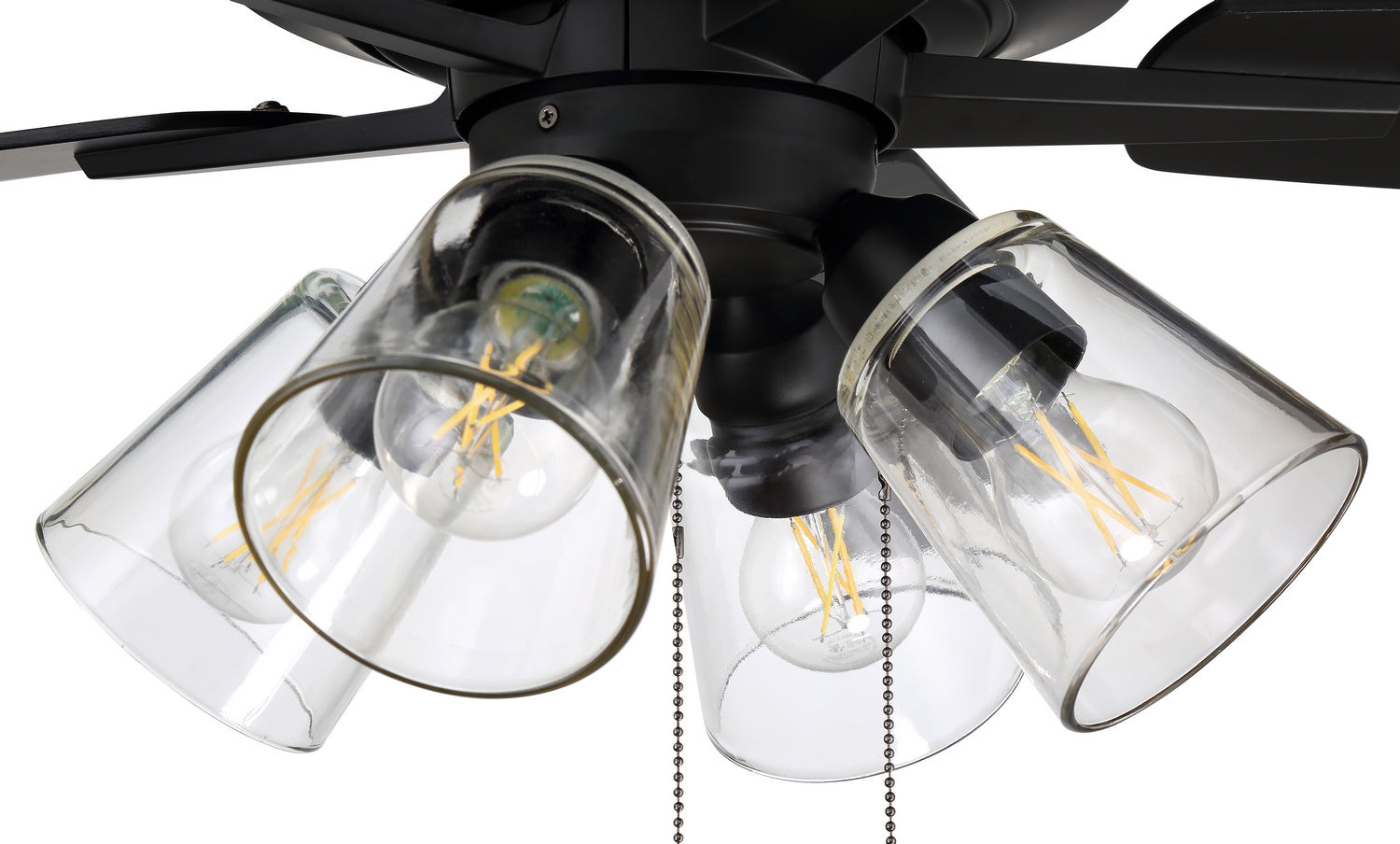 Craftmade - S104FB5-60FBGW - 60"Ceiling Fan - Super Pro 104 - Flat Black