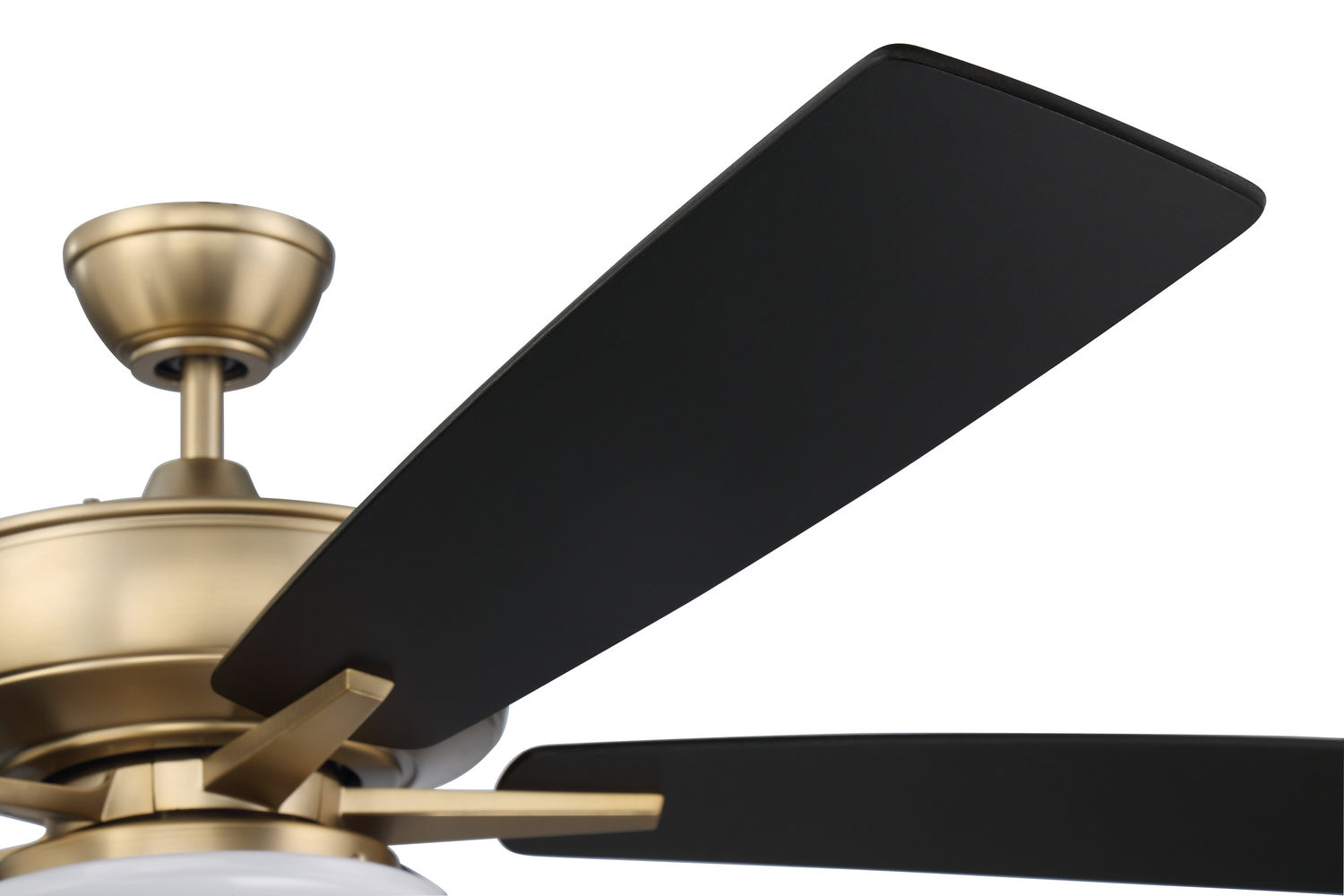 Craftmade - S112SB5-60BWNFB - 60"Ceiling Fan - Super Pro 112 - Satin Brass