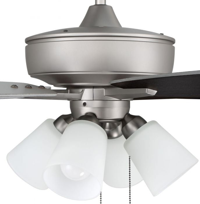 Craftmade - S114BN5-60BNGW - 60"Ceiling Fan - Super Pro 114 - Brushed Nickel