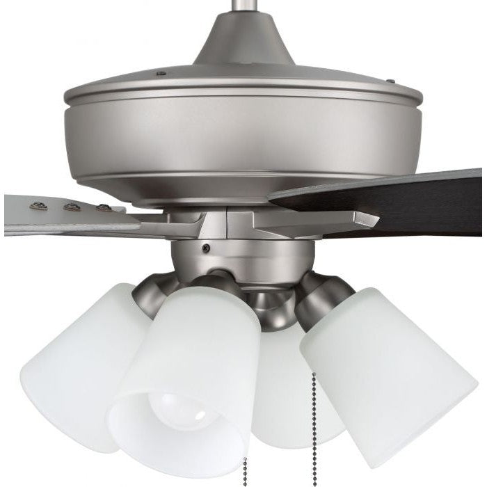 Craftmade - S114BN5-60BNGW - 60"Ceiling Fan - Super Pro 114 - Brushed Nickel
