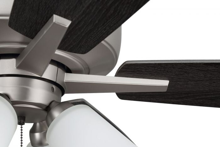 Craftmade - S114BN5-60BNGW - 60"Ceiling Fan - Super Pro 114 - Brushed Nickel
