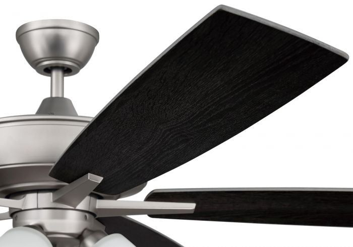 Craftmade - S114BN5-60BNGW - 60"Ceiling Fan - Super Pro 114 - Brushed Nickel