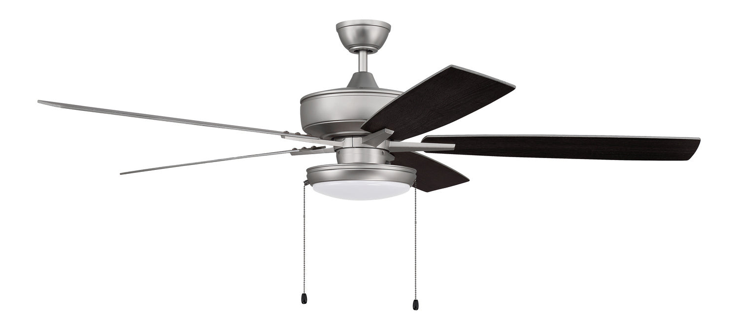 Craftmade - S119BN5-60BNGW - 60"Ceiling Fan - Super Pro 119 - Brushed Nickel