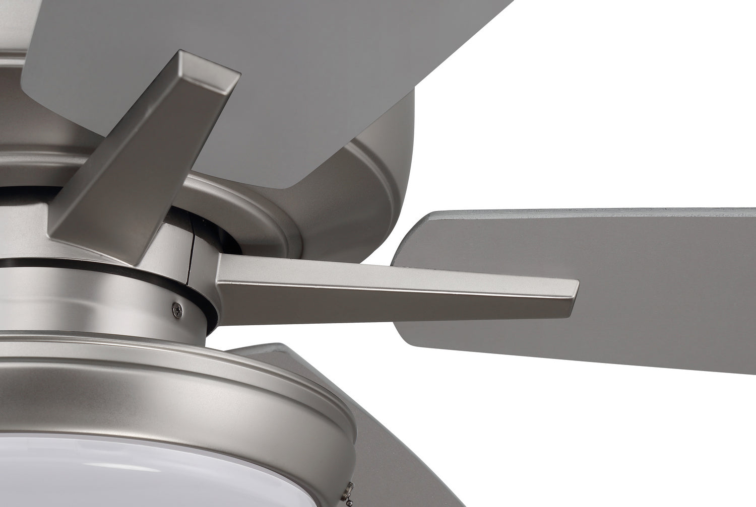 Craftmade - S119BN5-60BNGW - 60"Ceiling Fan - Super Pro 119 - Brushed Nickel