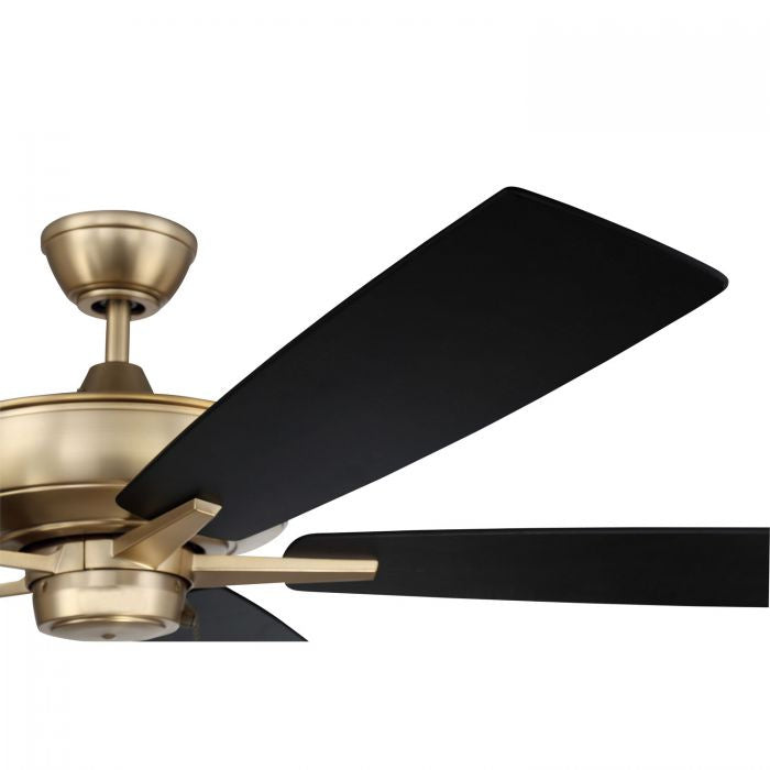 Craftmade - S60SB5-60BWNFB - 60"Ceiling Fan - Super Pro 60 - Satin Brass