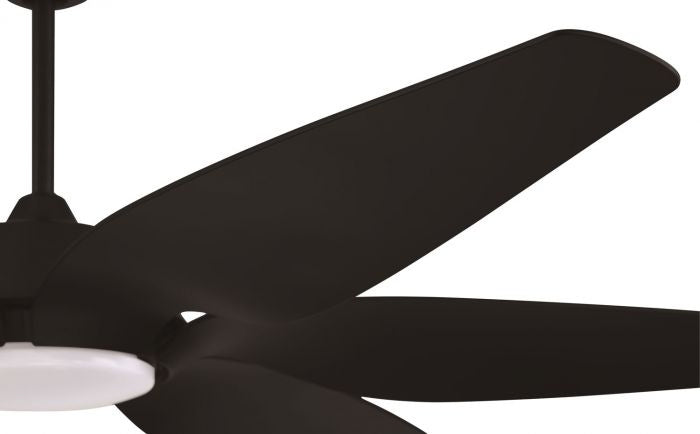 Craftmade - ZOM66FB6 - 66"Ceiling Fan - Zoom - Flat Black